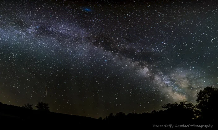 The Milky Way over the Dark Sky Sanctuary. Photo courtesy of Taff Raphael Photography.