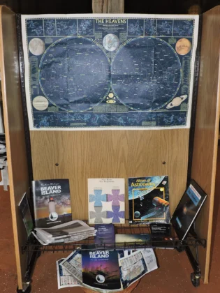 Beaver Island Dark Skies display. Photo courtesy of Beaver Island Dark Sky Project.