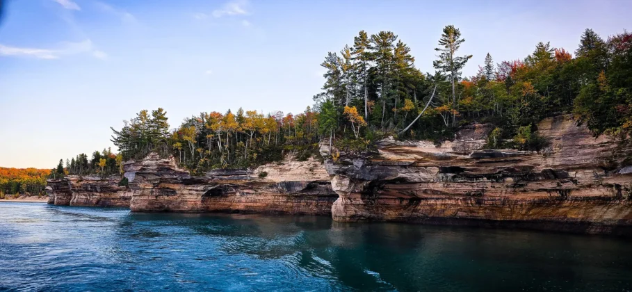 Battleship Row Pictured Rocks National Lakeshore. Photo by Tamara Graham