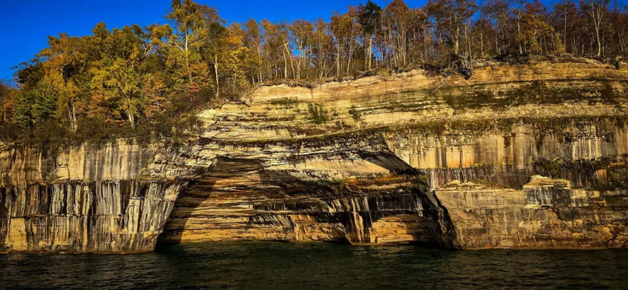Carved By Time - Pictured Rocks National Lakeshore. Photo by Tamara Graham