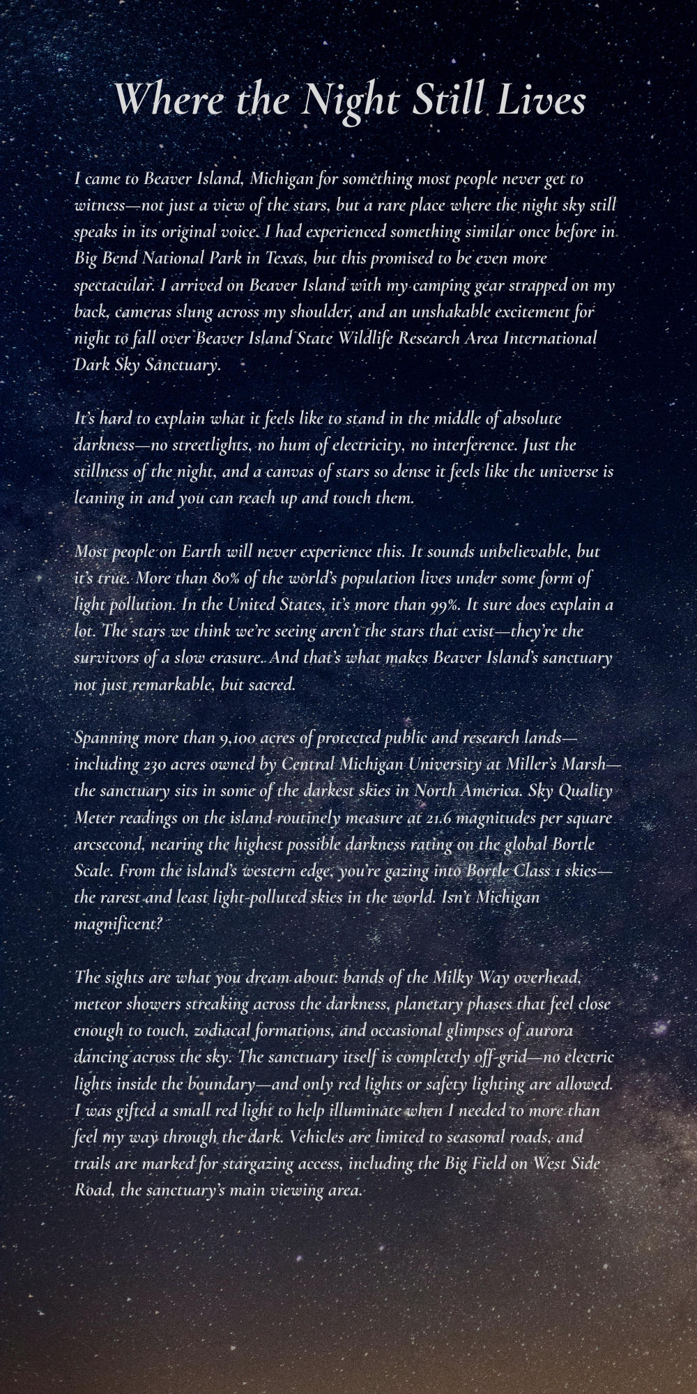 Friends of the Lakes Club monthly story letter